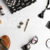 Let's Roll Black and White Tribal Flow - Top Down - Cannabis Royalty Free Stock Images